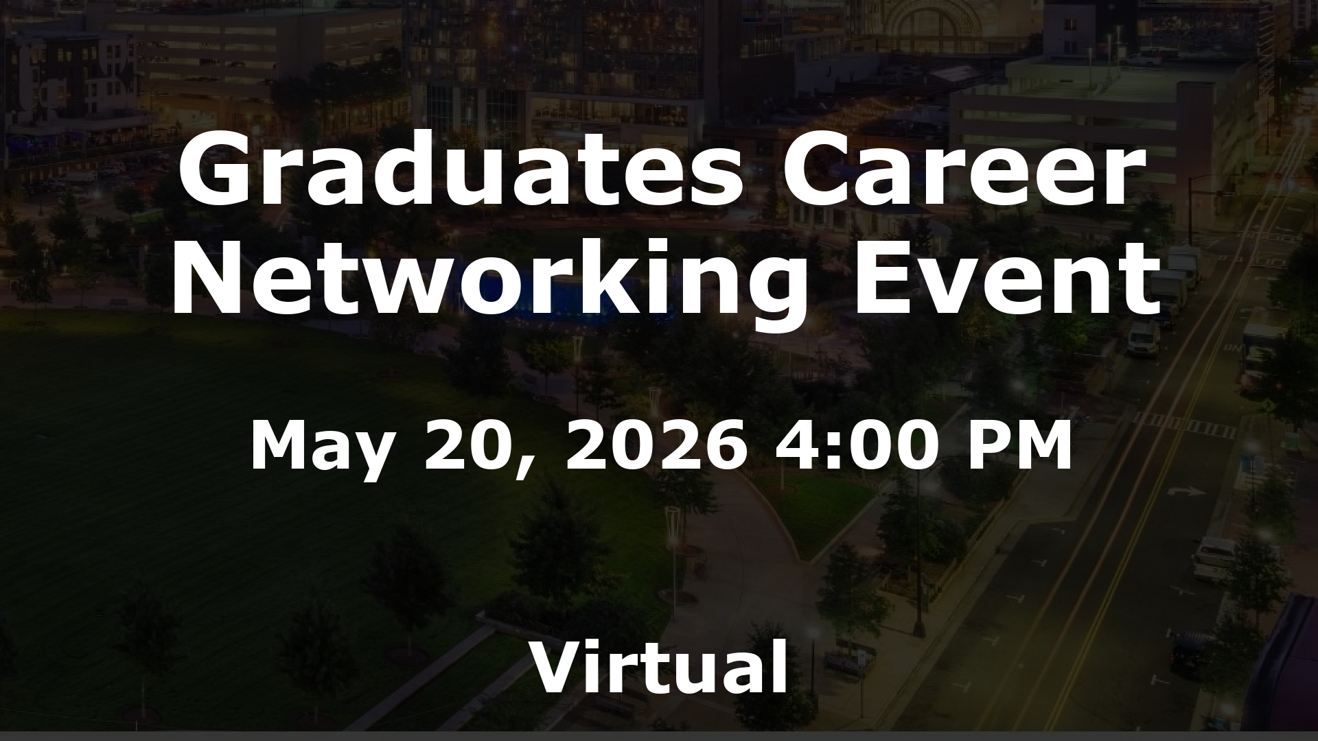 Graduates Career Networking Event event image